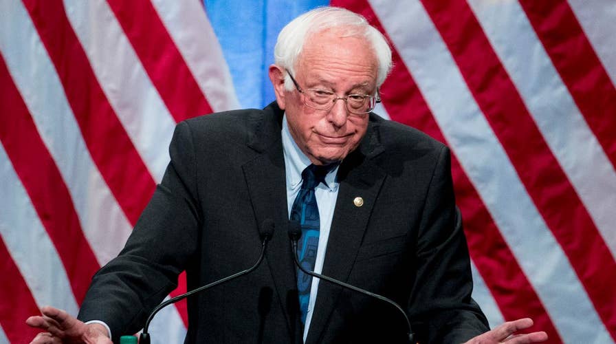 2020 Democrat hopeful Bernie Sanders pitches socialism on the campaign trail