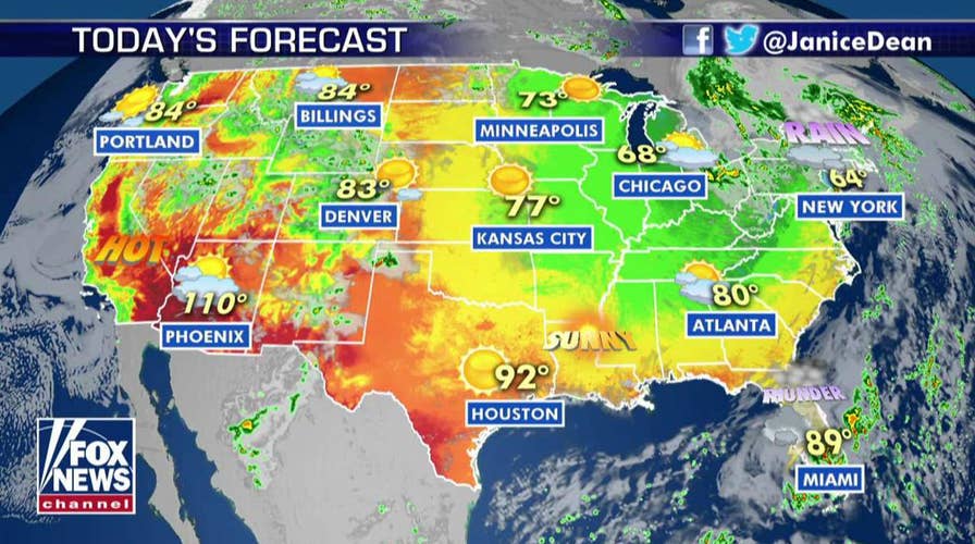 National forecast for Thursday, June 13
