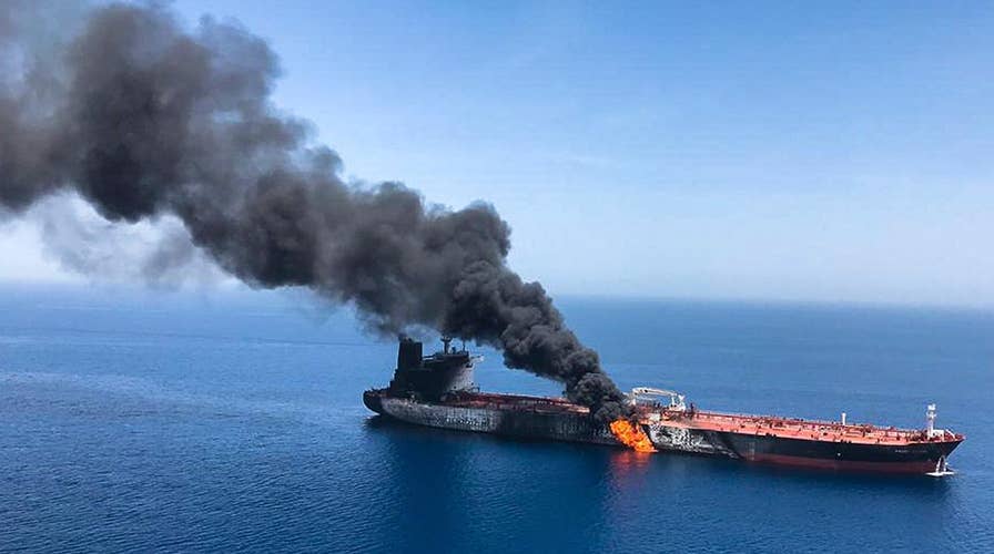 Two oil tankers attacked near Strait of Hormuz, US Navy assists
