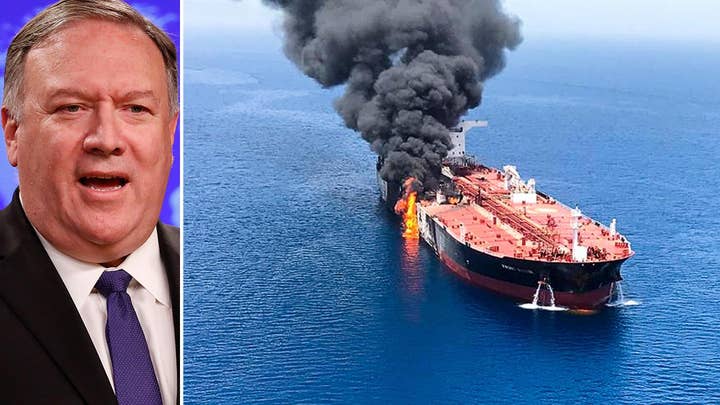 Pompeo blames Iran for attack on tankers in Gulf of Oman