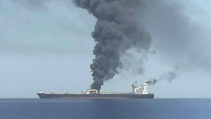 President Trump says Iran is responsible for tanker attacks in the Gulf of Oman
