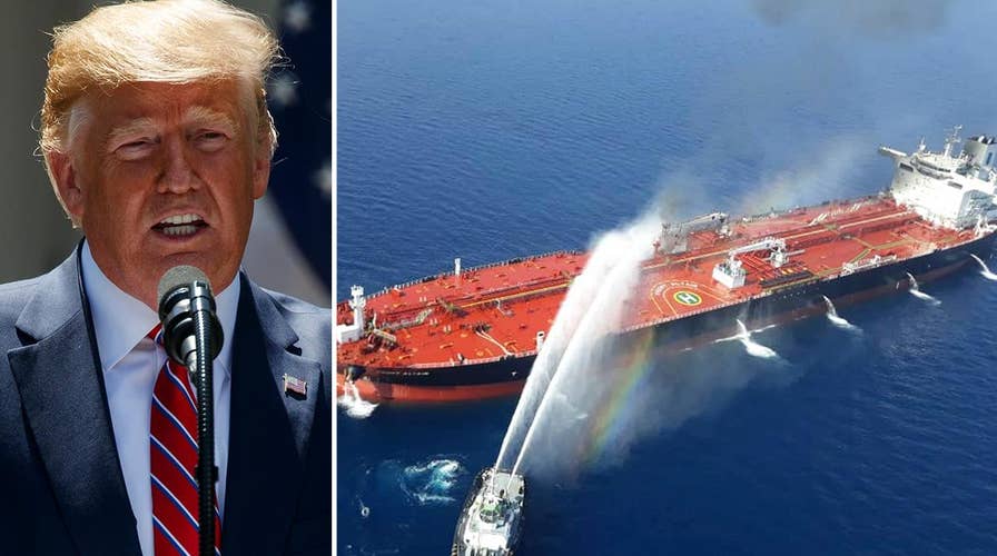 Trump says oil tanker attack has Iran 'written all over it'
