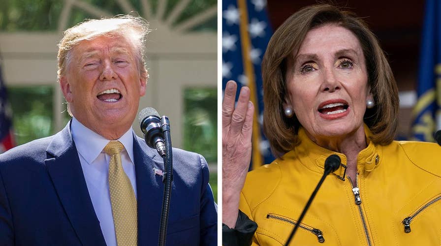 Trump blasts Pelosi, Democrats after backlash over foreign intel remark