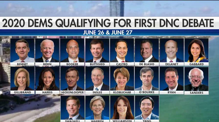 Stage is set: Democratic presidential candidates learn debate assignments