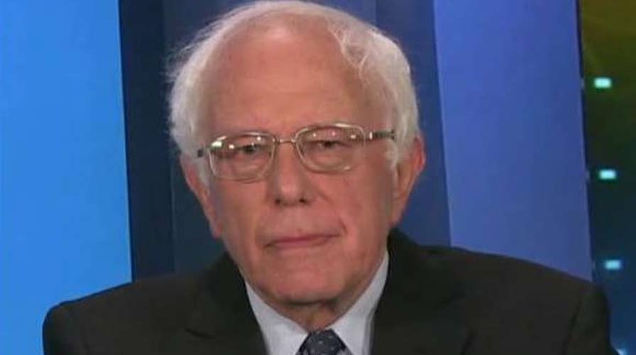 Sen. Bernie Sanders pushes for "political revolution"