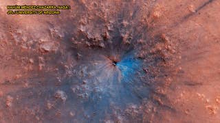Impact crater on Mars exposes mysterious material - Fox News