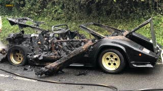 Bankrupt billionaire James Stunt's Lamborghini destroyed in fire - Fox News