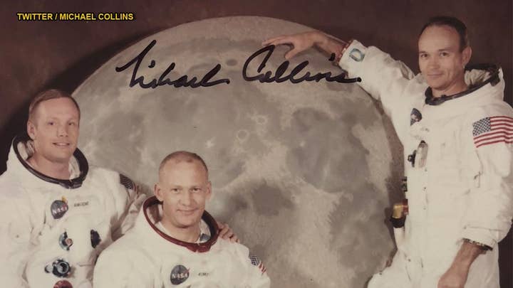 Astronaut shares unseen photo 'found at the bottom of a box' of Apollo 11 Moon landing crew