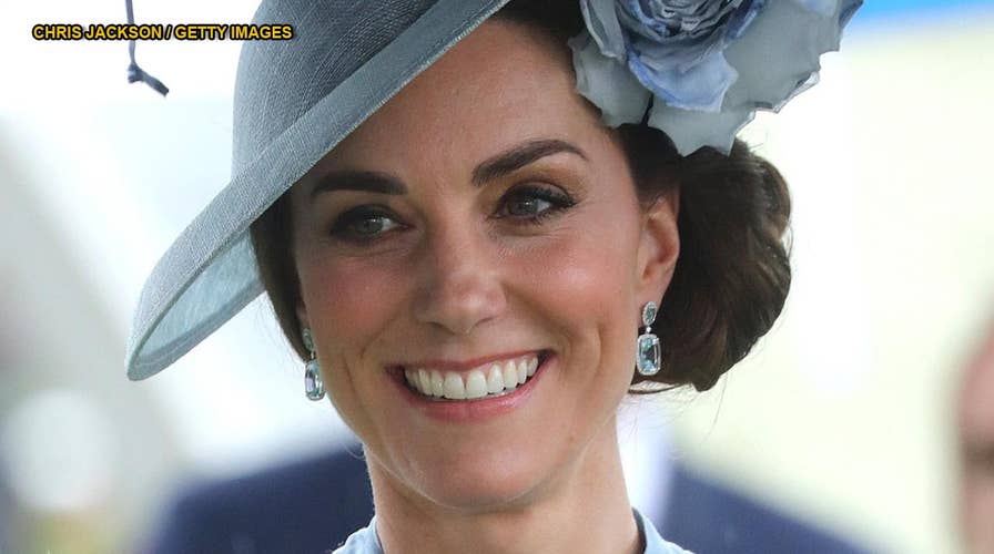 Kate Middleton dazzles in sheer blue dress at Royal Ascot