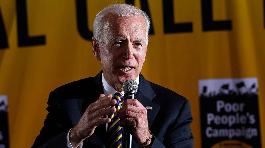 Biden says his campaign has raised nearly $20M; Warren knocks opponents' 'fancy fundraisers'