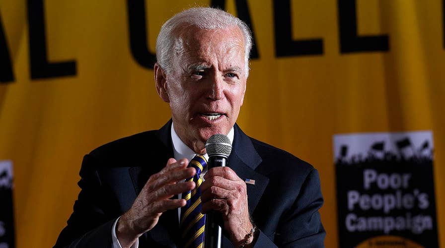 Biden says his campaign has raised nearly $20M; Warren knocks opponents' 'fancy fundraisers'
