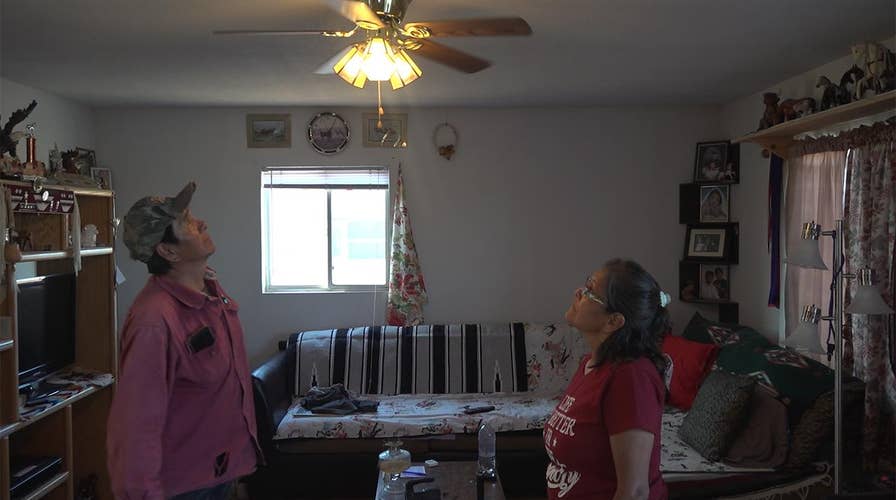 Volunteers installed electricity at Native Americans’ homes