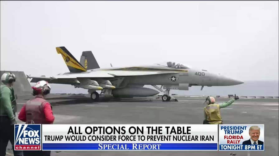 Trump says he would consider using force to prevent Iran from obtaining a nuclear weapon