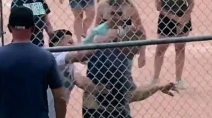 Adults brawl on field during youth baseball game