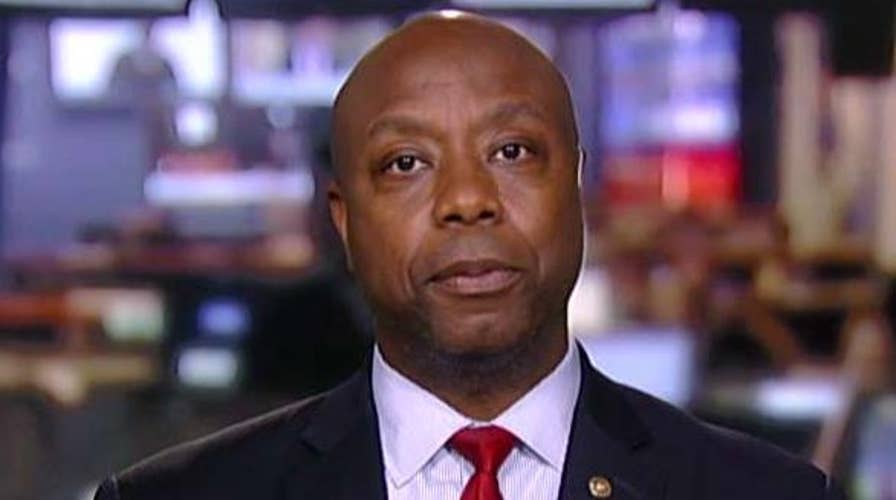 Sen. Tim Scott weighs in on slavery reparations debate