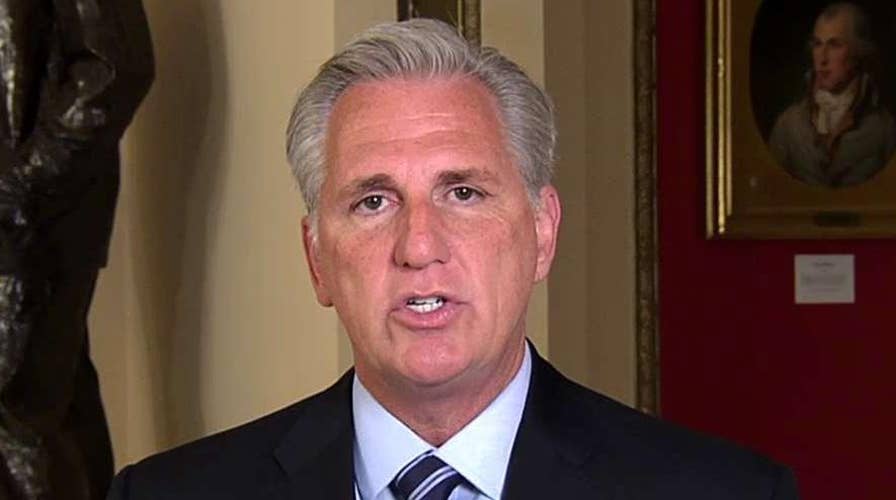 Trump has a long-term game plan on Iran, House Minority Leader Kevin McCarthy says
