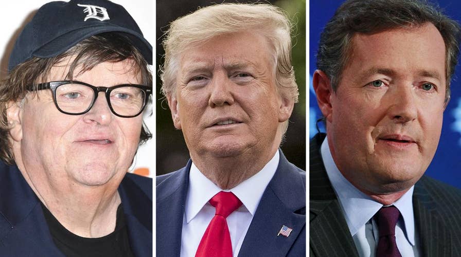Michael Moore, Piers Morgan say Trump appears to be headed for reelection