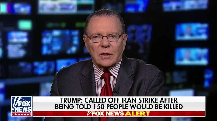 Gen. Keane on Trump calling off Iran strike