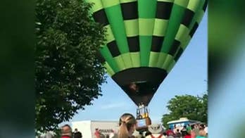 Rogue hot air balloon at Missouri festival leaves 1 injured