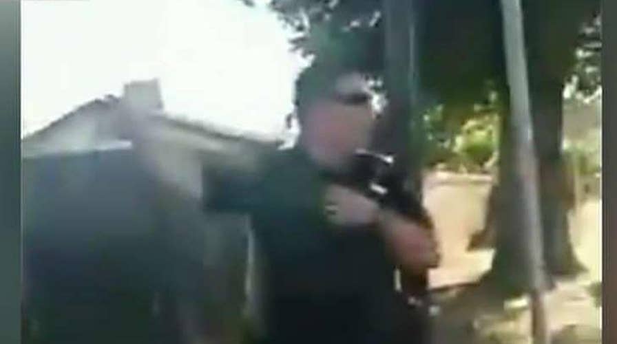 Hecklers taunt Sacramento police officers at scene of line-of-duty shooting that killed female rookie