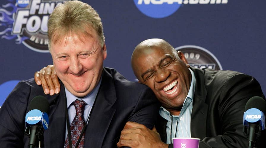 NBA honors basketball legends Magic Johnson and Larry Bird