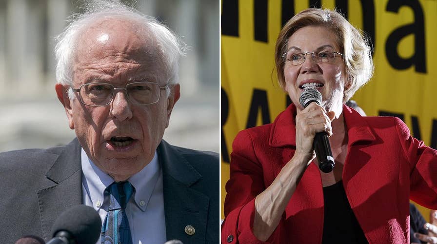 Bernie Sanders, Elizabeth Warren compete for liberal-leaning 2020 voters