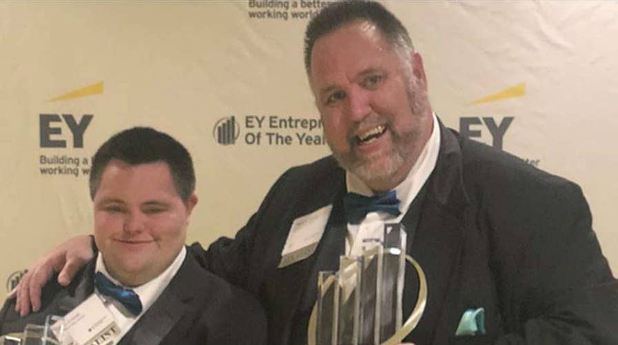 John's Crazy Socks co-founder becomes first person with Down syndrome to win EY Entrepreneur of the Year award
