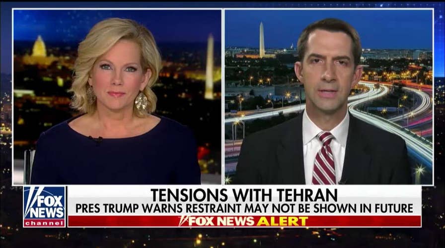 Sen. Cotton praises Trump's new round of sanctions on Iran