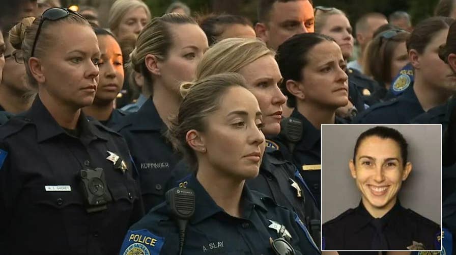 Community says goodbye to young Sacramento police officer killed in the line of duty