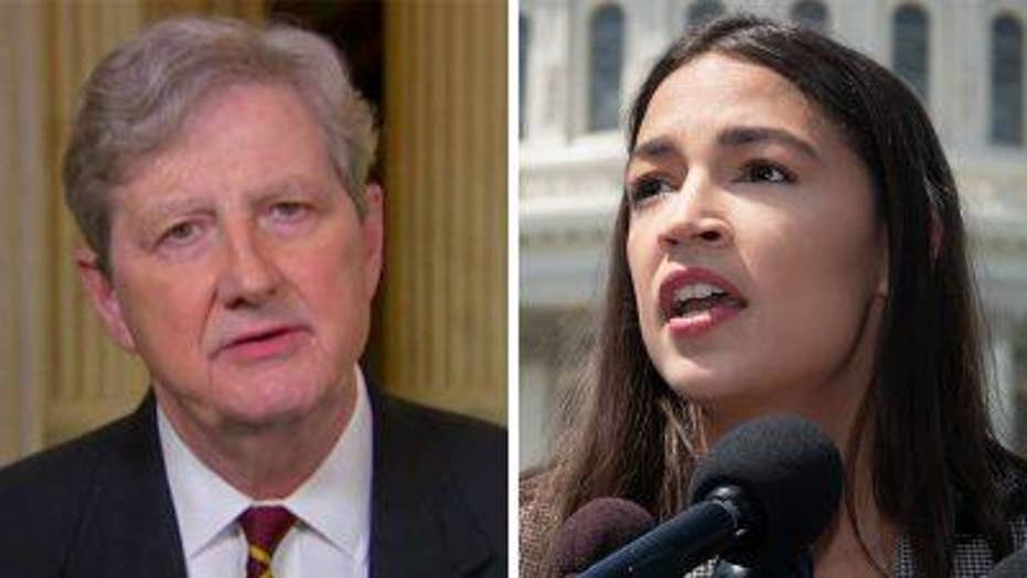 Sen. John Kennedy says AOC's 'hypocrisy is breathtaking,' slams Dem for
