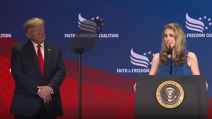 Natalie Harp praises President Trump's support for the Right to Try Bill