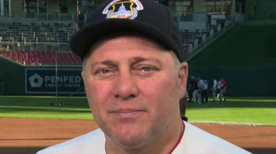 Scalise back on the field at Congressional Baseball Game two years after practice shooting