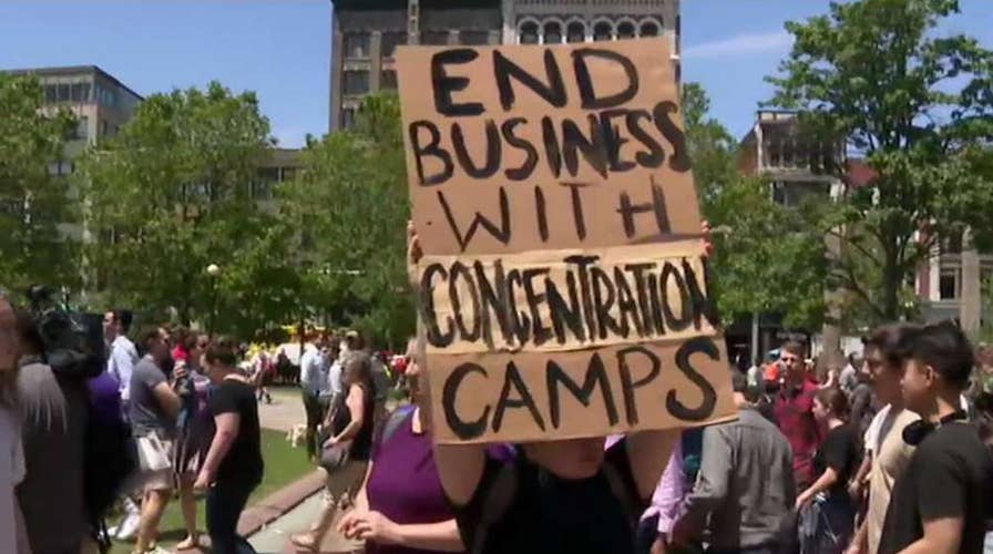 Wayfair employees stage walkout over company's furniture sales to migrant detention facilities