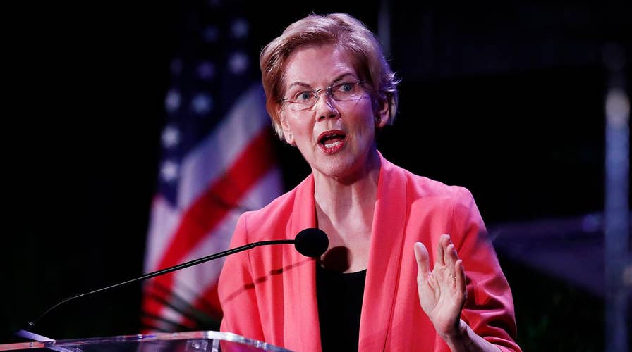 Elizabeth Warren visits shelter for migrant children