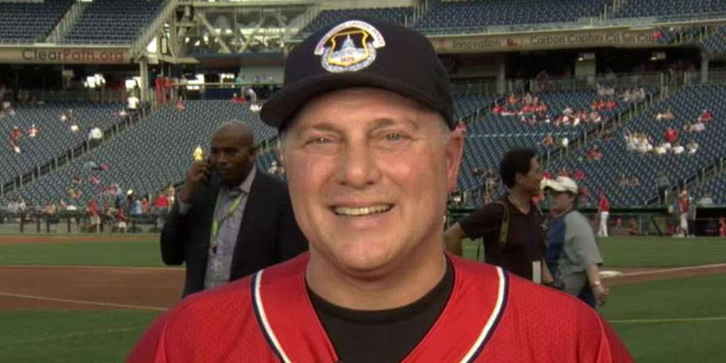 Rep. Scalise gets ready for Congressional Baseball Game on 2nd