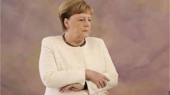 Angela Merkel seen shaking at event in Berlin, second time in just over a week