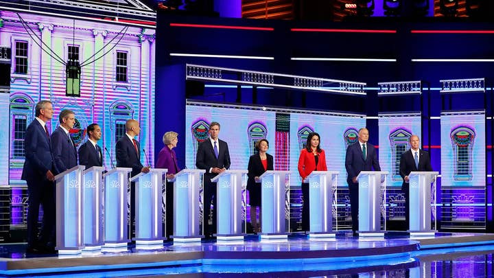 First Democratic presidential debate hit with technical difficulties, complaints of candidate bias