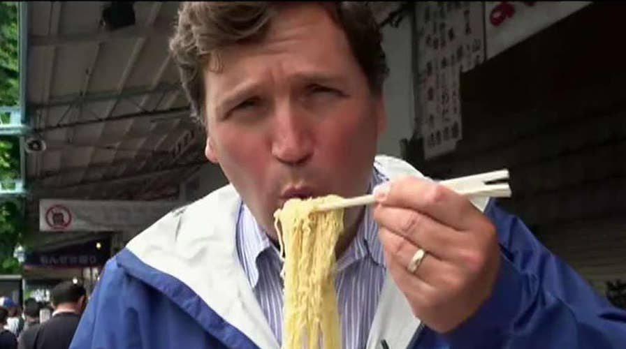 Tucker gets a taste of authentic Japanese ramen