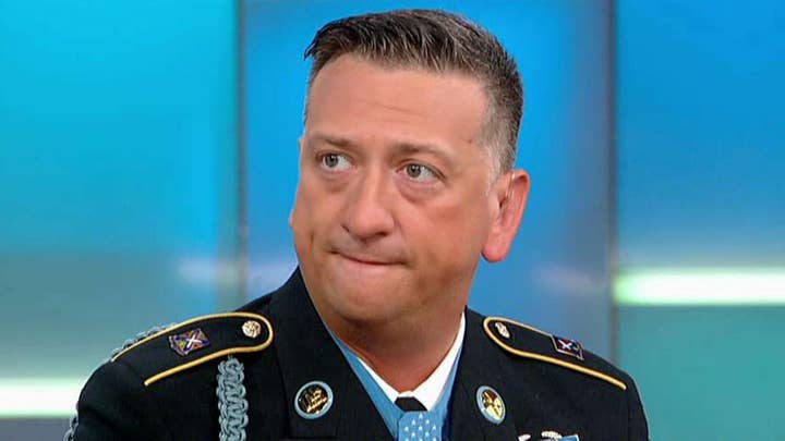 First living Iraq war veteran to receive Medal of Honor speaks out on 'Fox &amp; Friends'