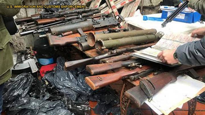 Thousands of firearms and weapons seized in international weapons trafficking crackdown