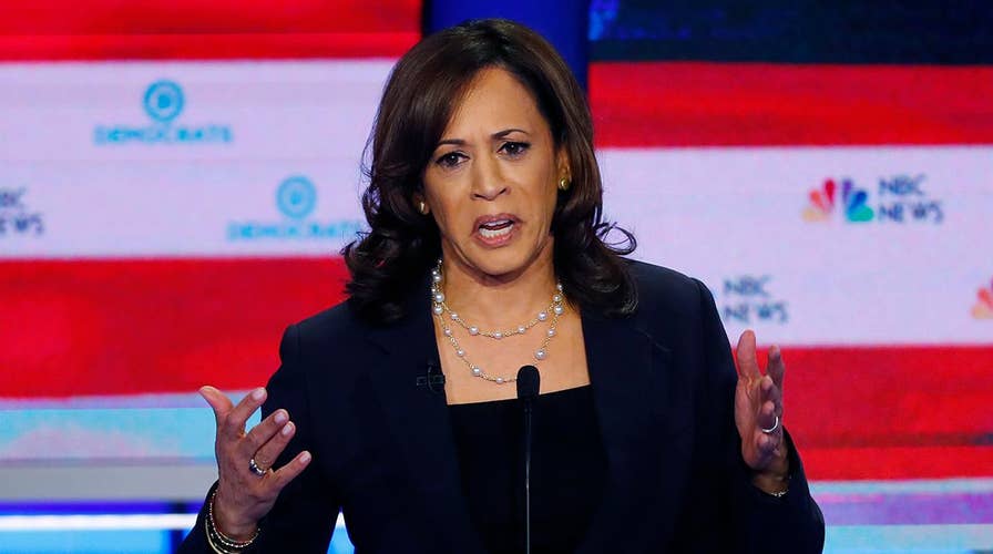 Kamala Harris looks to break out from crowded Democratic field