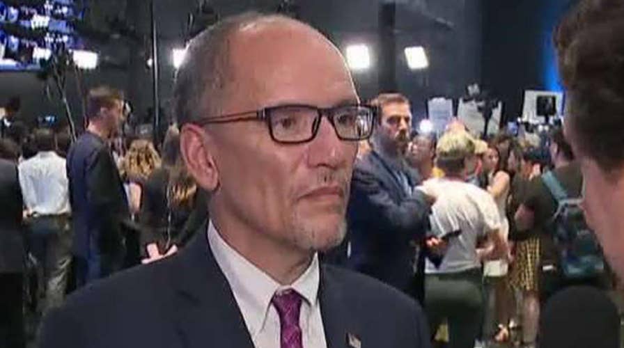 DNC chairman Tom Perez critiques the candidates' debate performance