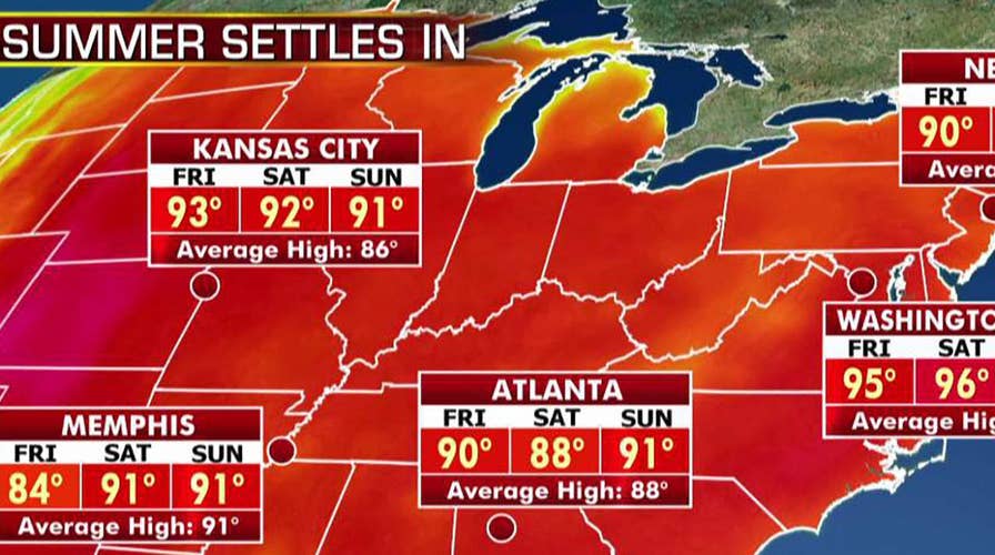 National forecast for Friday, June 28