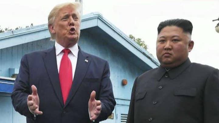 President Trump crosses border into North Korea by invitation of Kim Jong Un