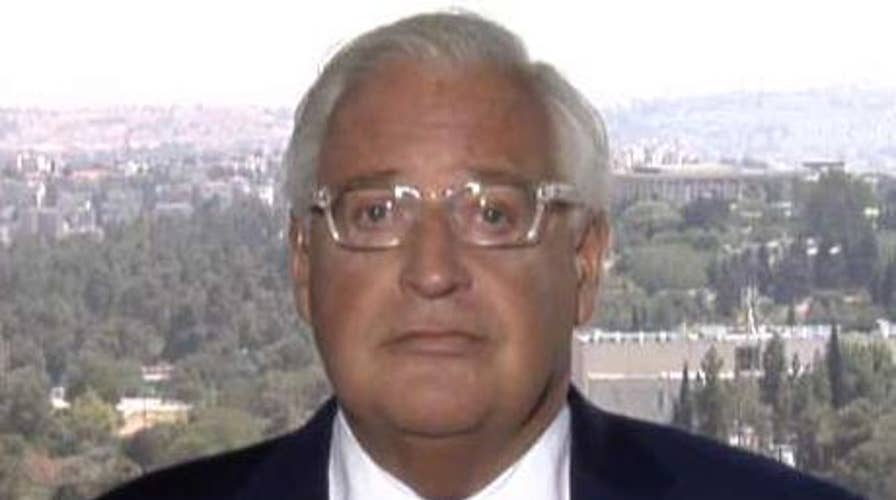 US ambassador to Israel and Prime Minister Netanyahu unveil the newly discovered 2000-year-old Pilgrimage Road