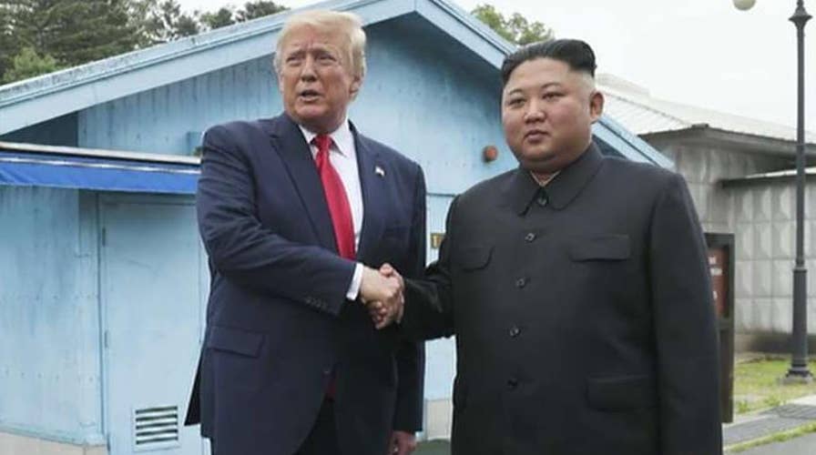 President Trump makes history, sets foot in North Korea