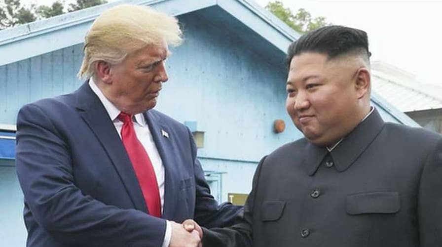 Tucker Carlson describes the historic moment when Trump set foot on North Korean soil