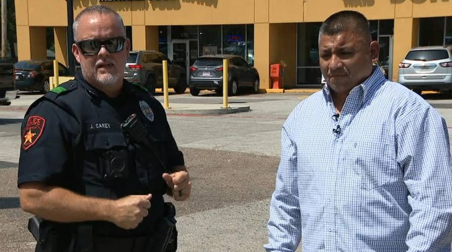 Dallas-area police officer gets an arrest assist from former rugby player