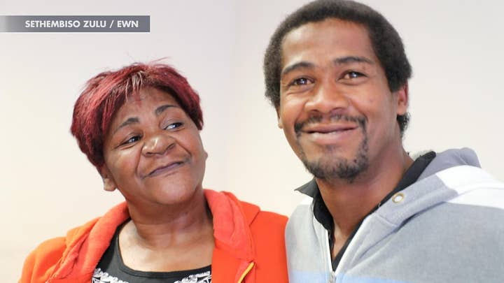 South African mother reunited with son who went missing six years ago and was presumed dead