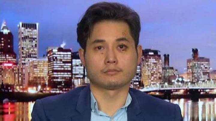 Conservative journalist says he has a brain hemorrhage after being attacked by Antifa protesters